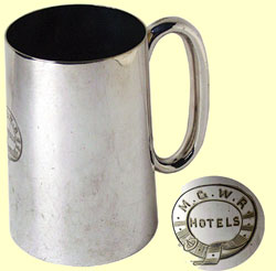 click for 12K .jpg image of MGWR tankard