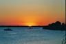 Sunset over delta