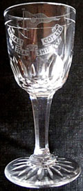 click for 12K .jpg image of Belfast Steamship sherry glass