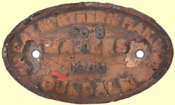 click for 11K .jpg image of GNRI tender plate