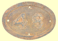 click for 8K .jpg image of GNRI bridgeplate