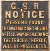 click for 19K .jpg image of GSR trespass