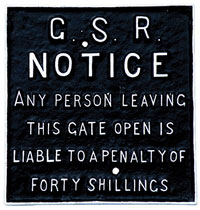 click for 17K .jpg image of GSR gate notice