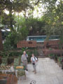 hotel courtyard