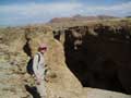 Trice at canyon precipice