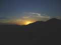 Sun rising