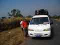 The van