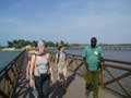 Guide on bridge