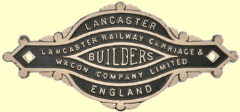 click for 16K .jpg image of LLSR makers' plate