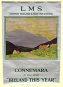 click for 6K .jpg image of LMS Connemara poster