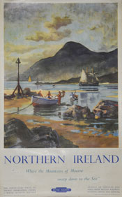 click for 17K .jpg image of BR NI - Mourne poster