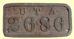 click for 8.4K .jpg image of UTA wagon plate